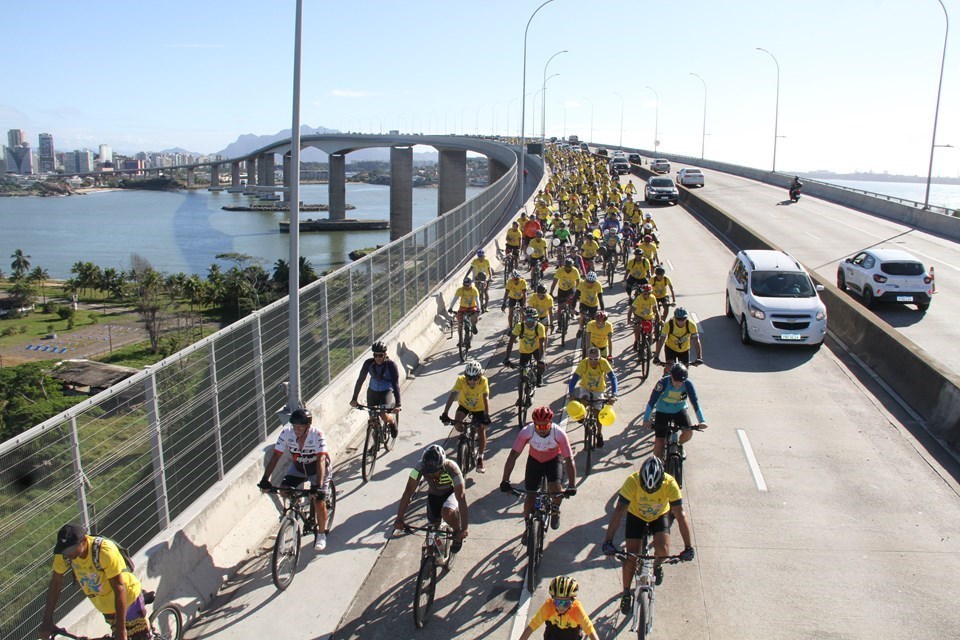 Leia mais sobre o artigo ‘Pedalaço pela Paz’: Terceira Ponte terá trânsito parcialmente interditado neste domingo (31)